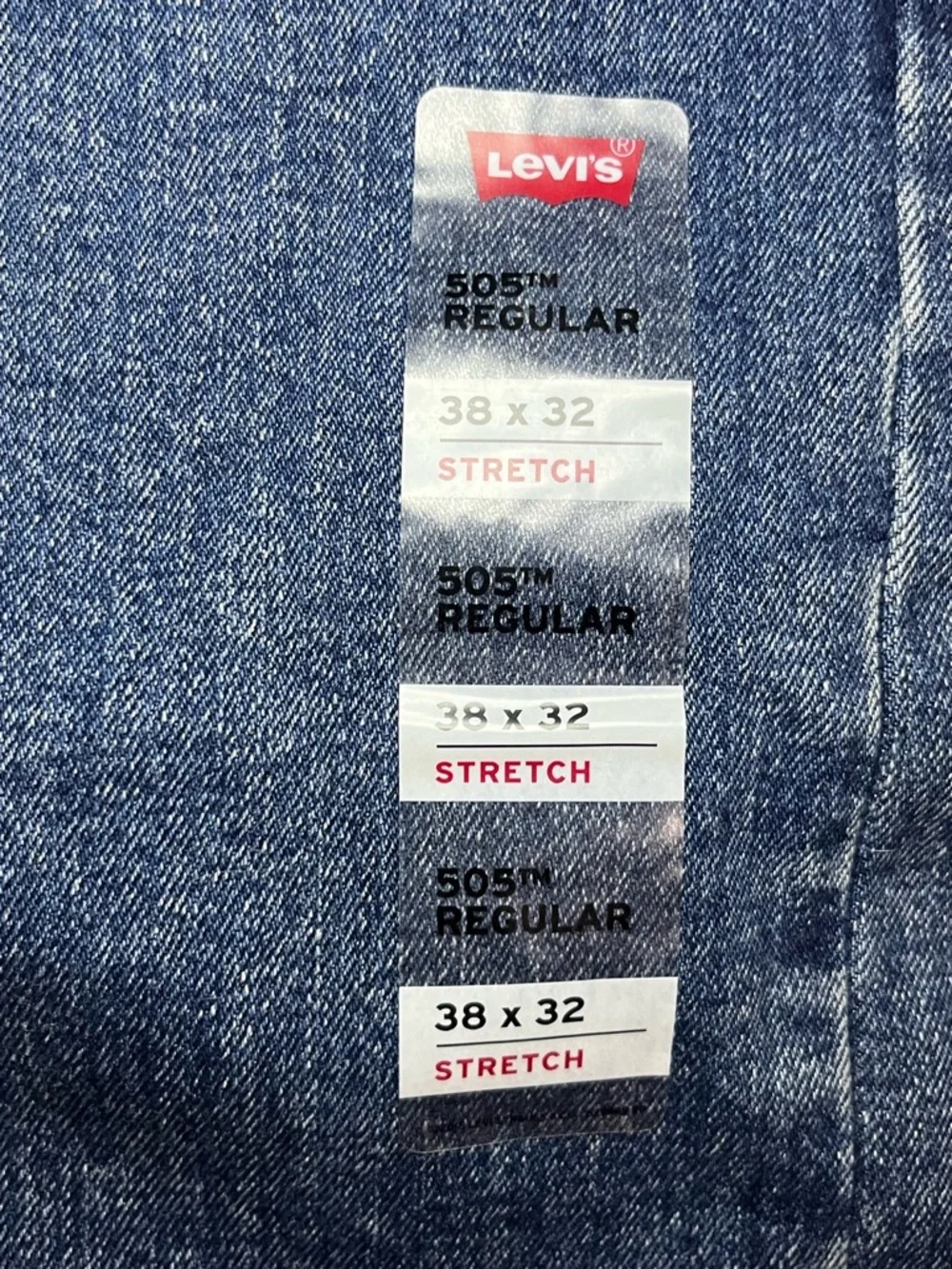 Levi's Men's Dark Blue Regular Fit 505 Jeans NWT